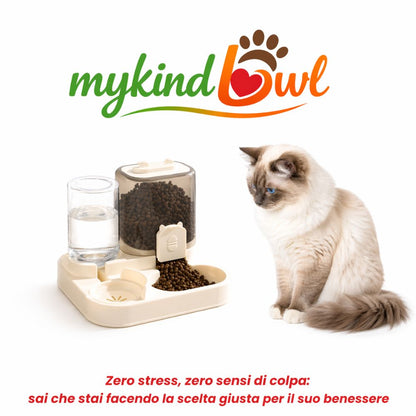mykind🐾wl- Ciotola acqua e cibo automatica per animali